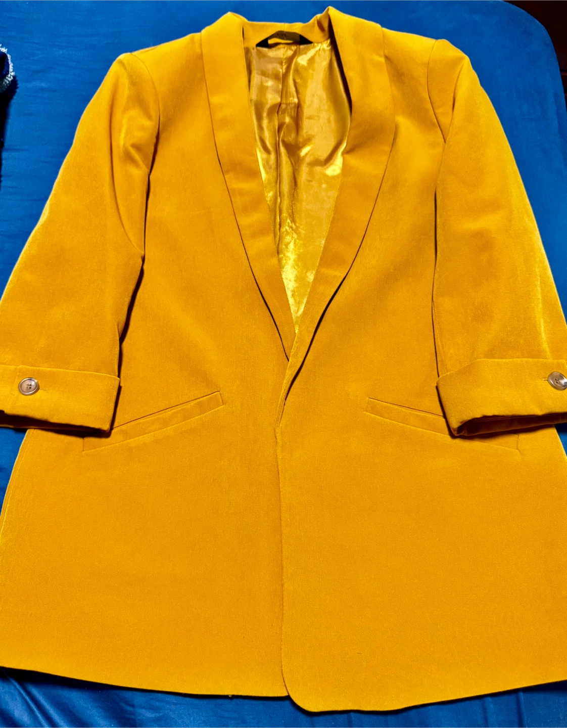 Mustard Yellow Blazer