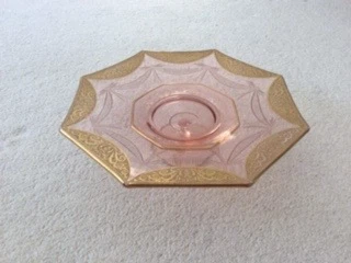 Antique Gold Embossed Plate