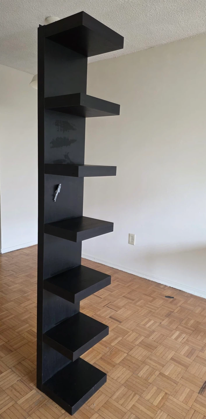 IKEA LACK Wall Shelf Unit Black-Brown - photo 3