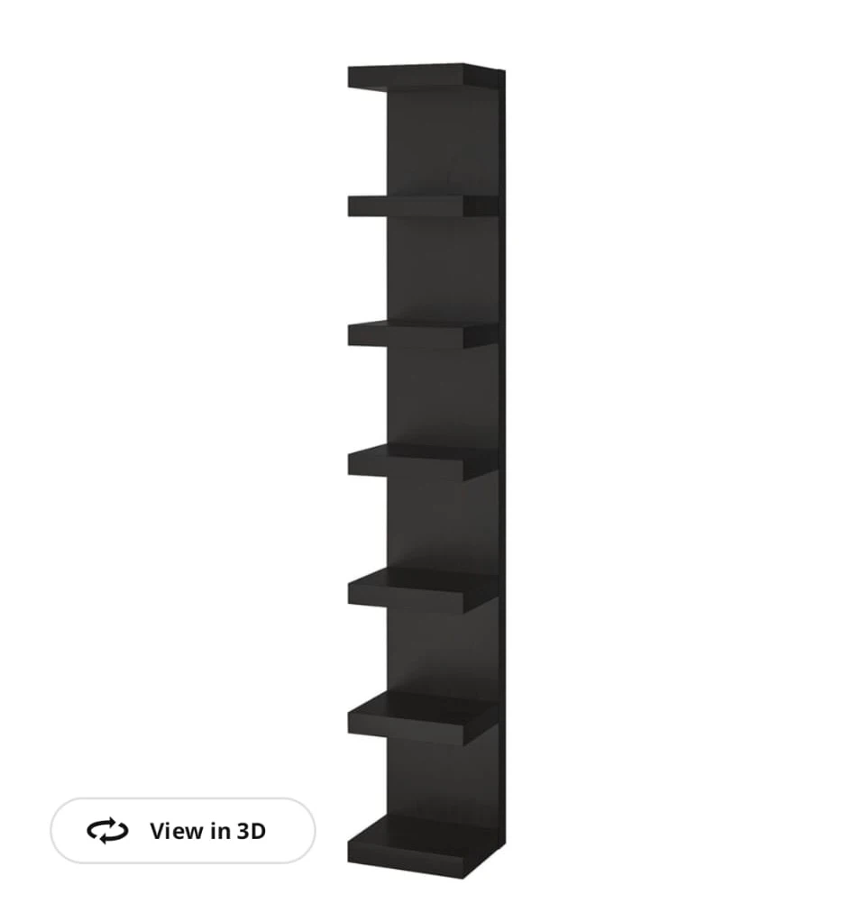 IKEA LACK Wall Shelf Unit Black-Brown - photo 5