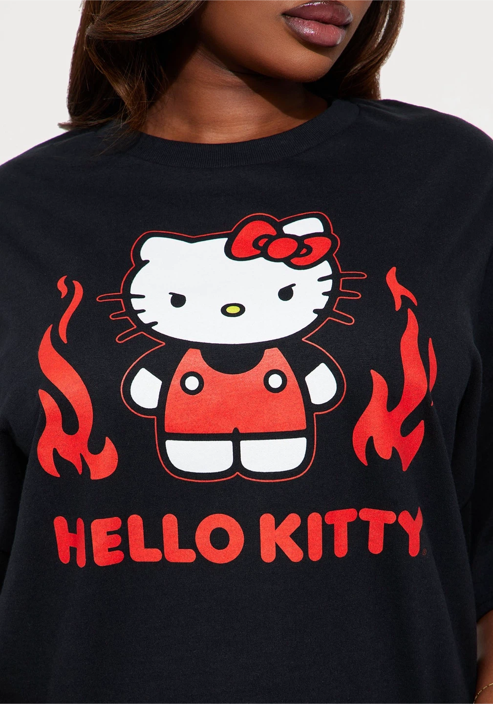 NEW HELLO KITTY PLUS SIZE SHIRT 2X - photo 3