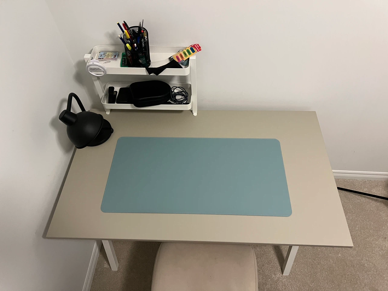 Minimalist White Computer Desk