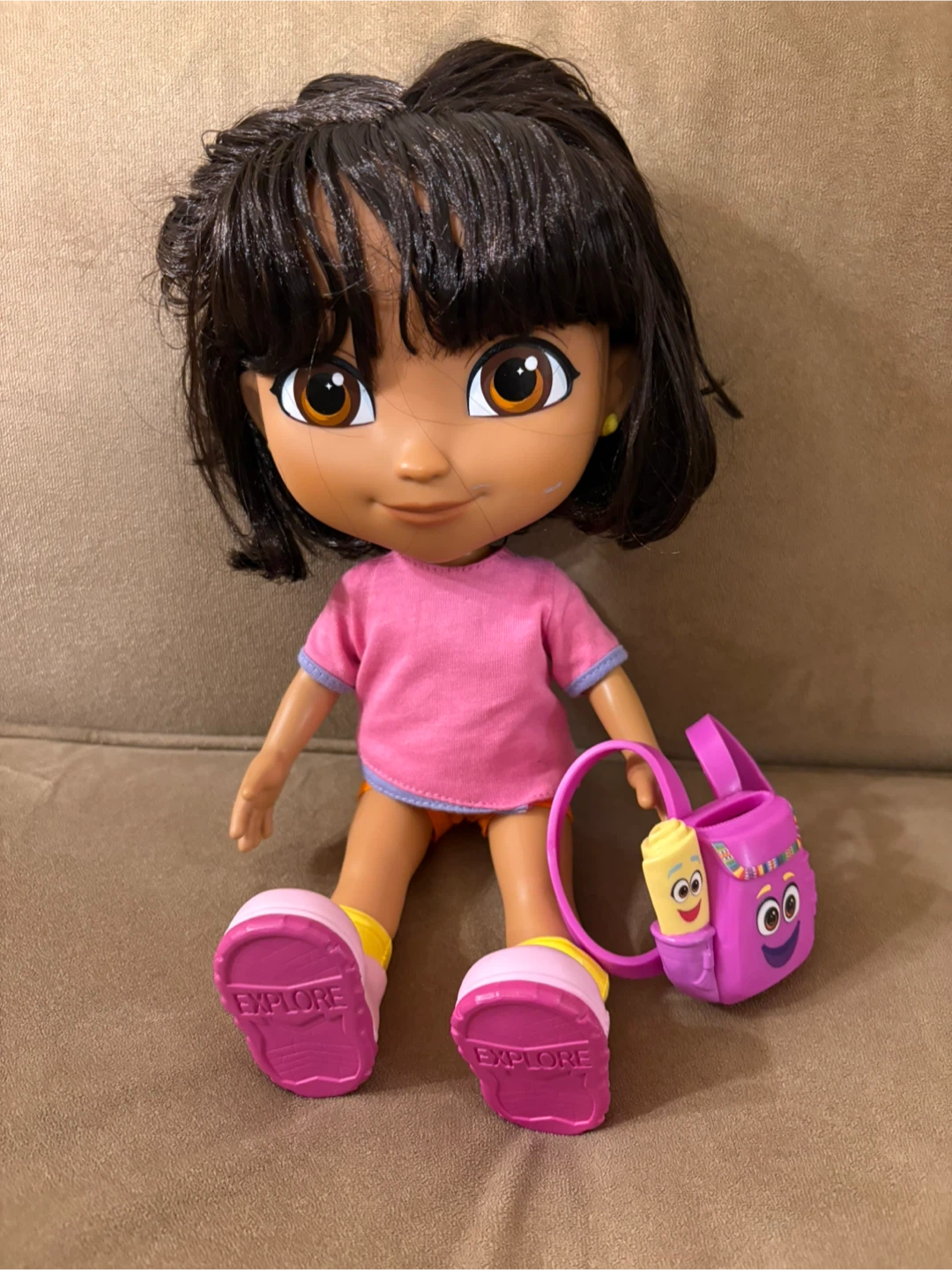 Dora the Explorer Doll with Backpack and Map