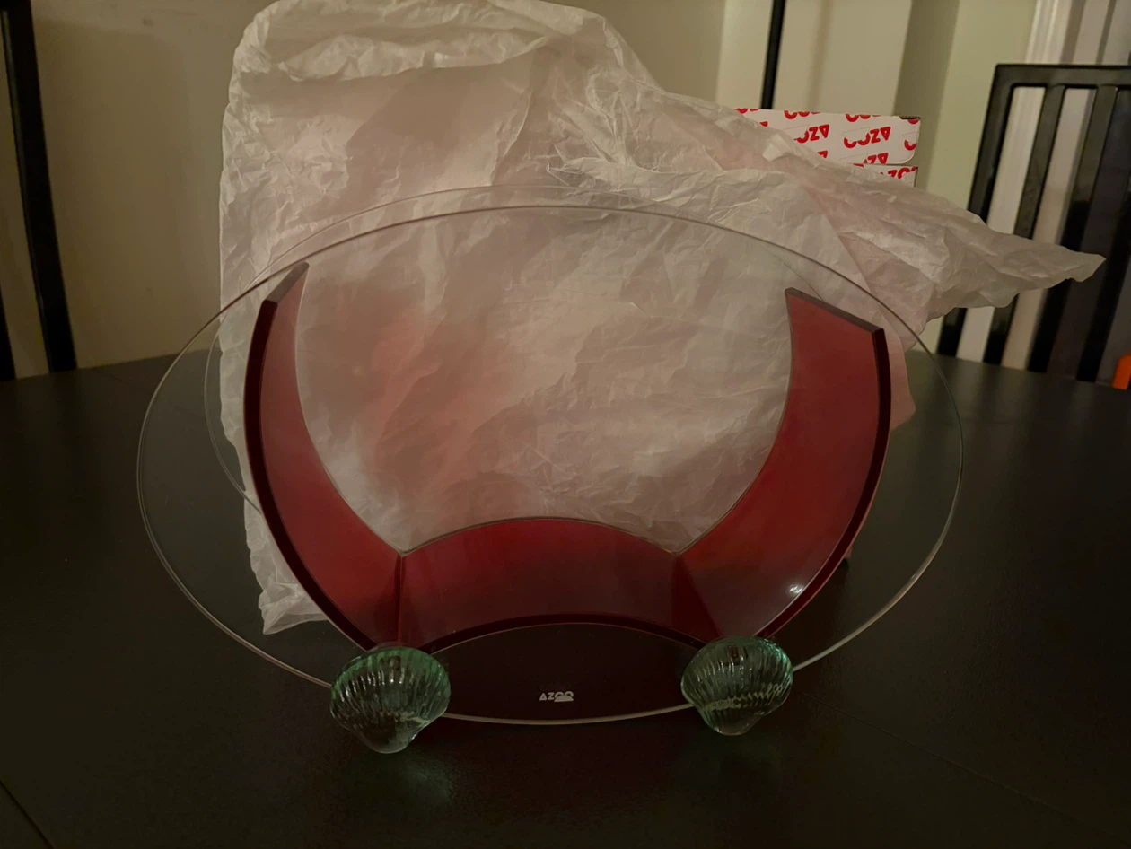 Glass Decorative vase 🏈 - photo 2