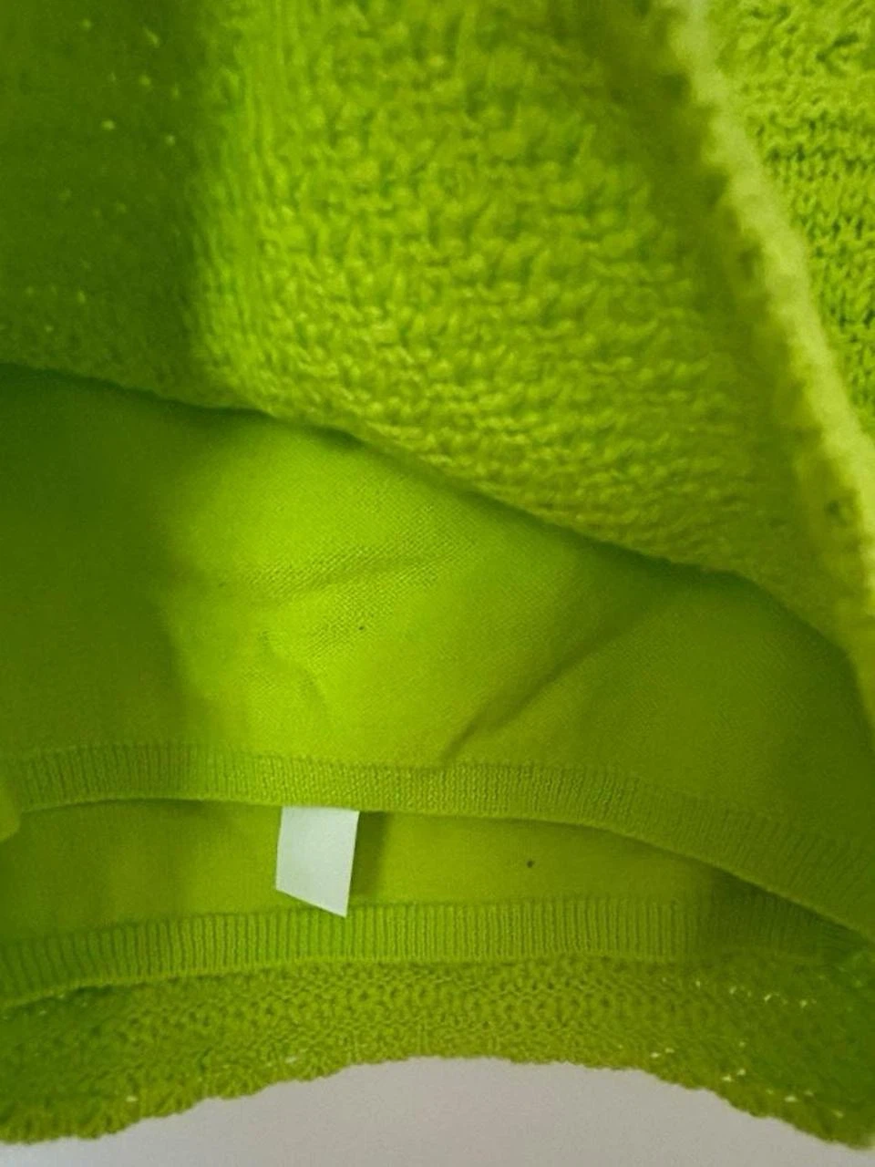 Aerie Lime Green Crochet Crop Top - photo 4