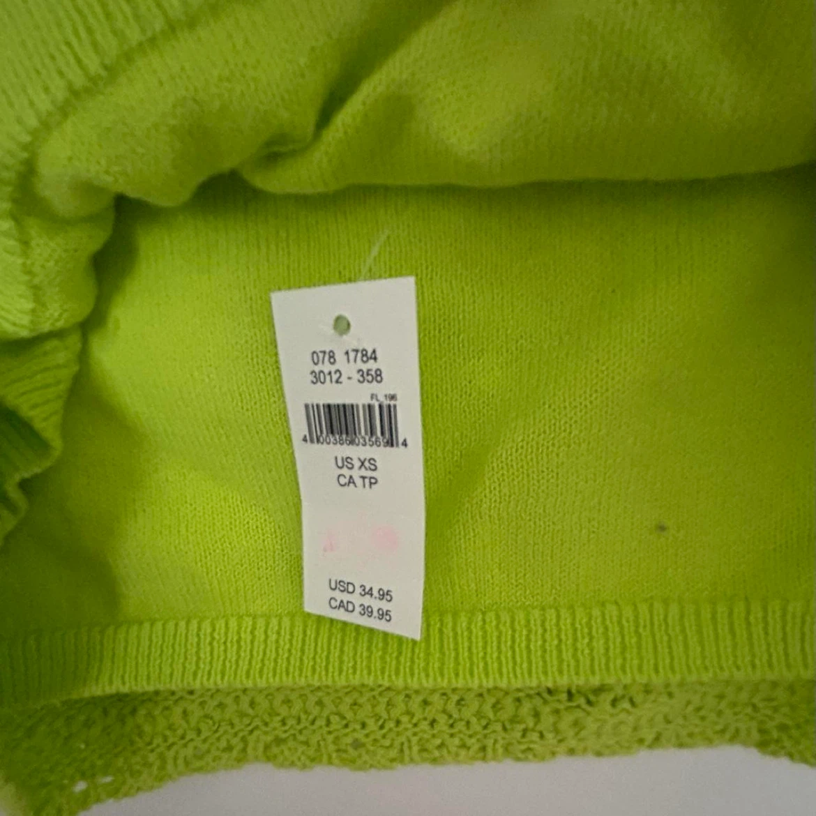 Aerie Lime Green Crochet Crop Top - photo 5
