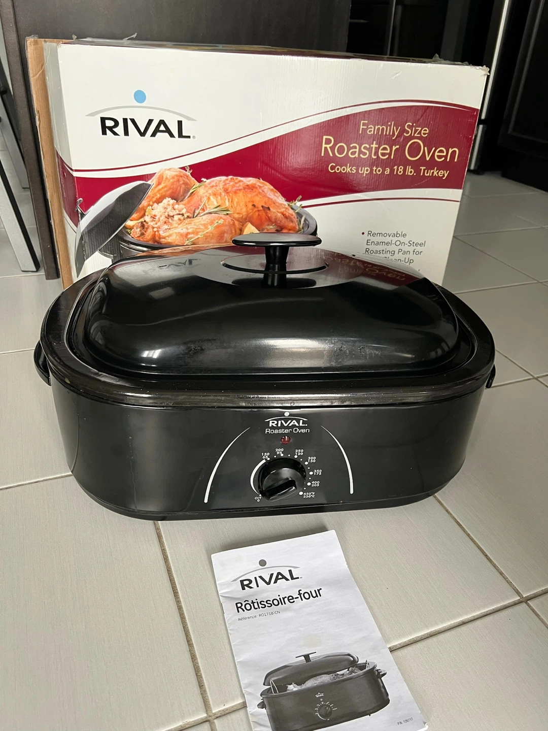 Rival Family Size 17 Quart Roaster Oven