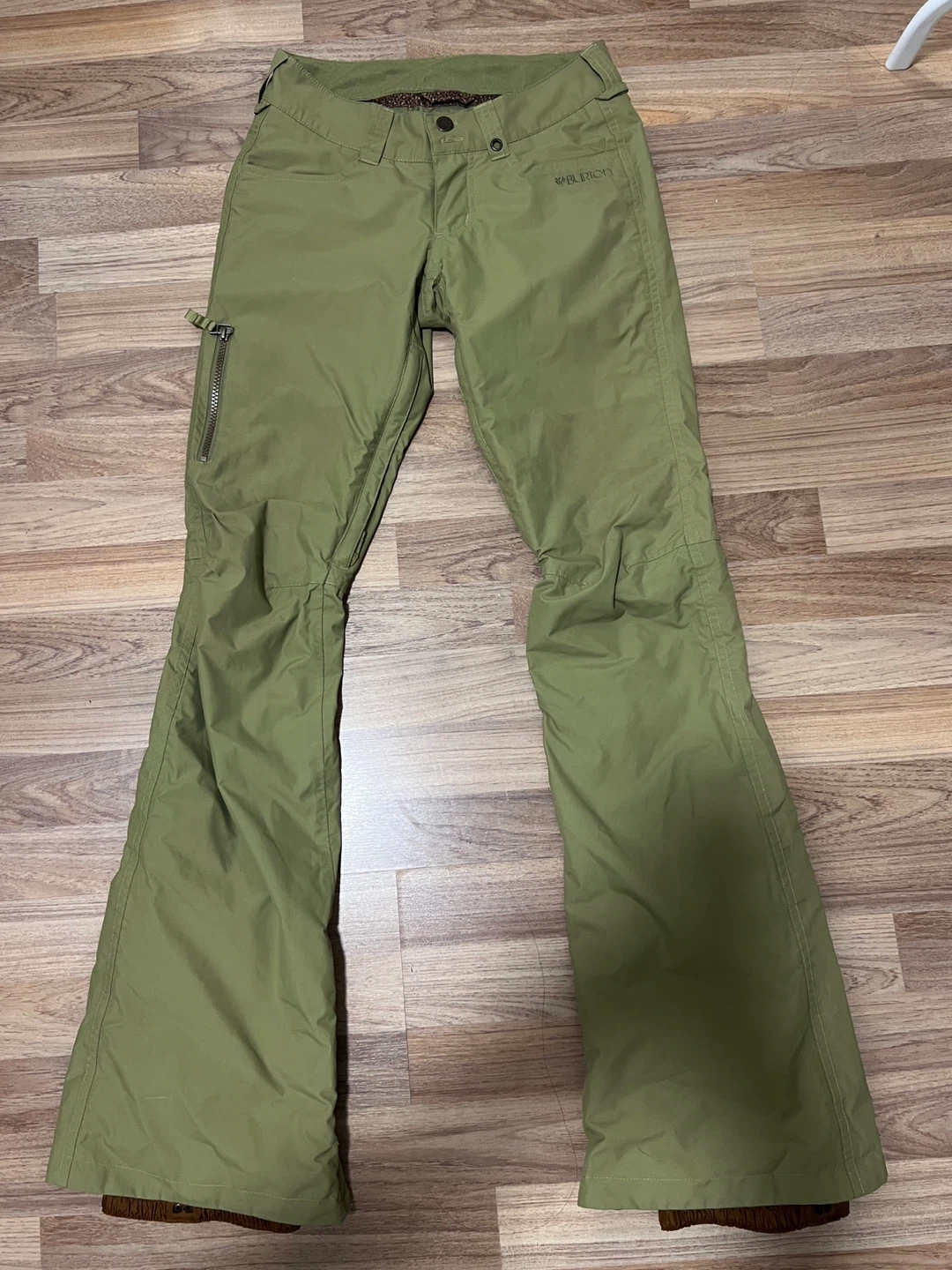 Women Burton Olive Green Snow Pants Size XXS - photo 2