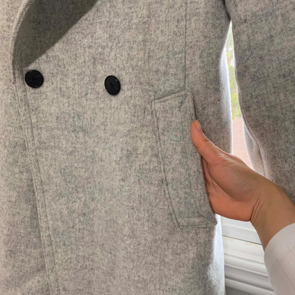 Club Monaco Daylina Double-Breasted Wool Trench Coat - photo 4