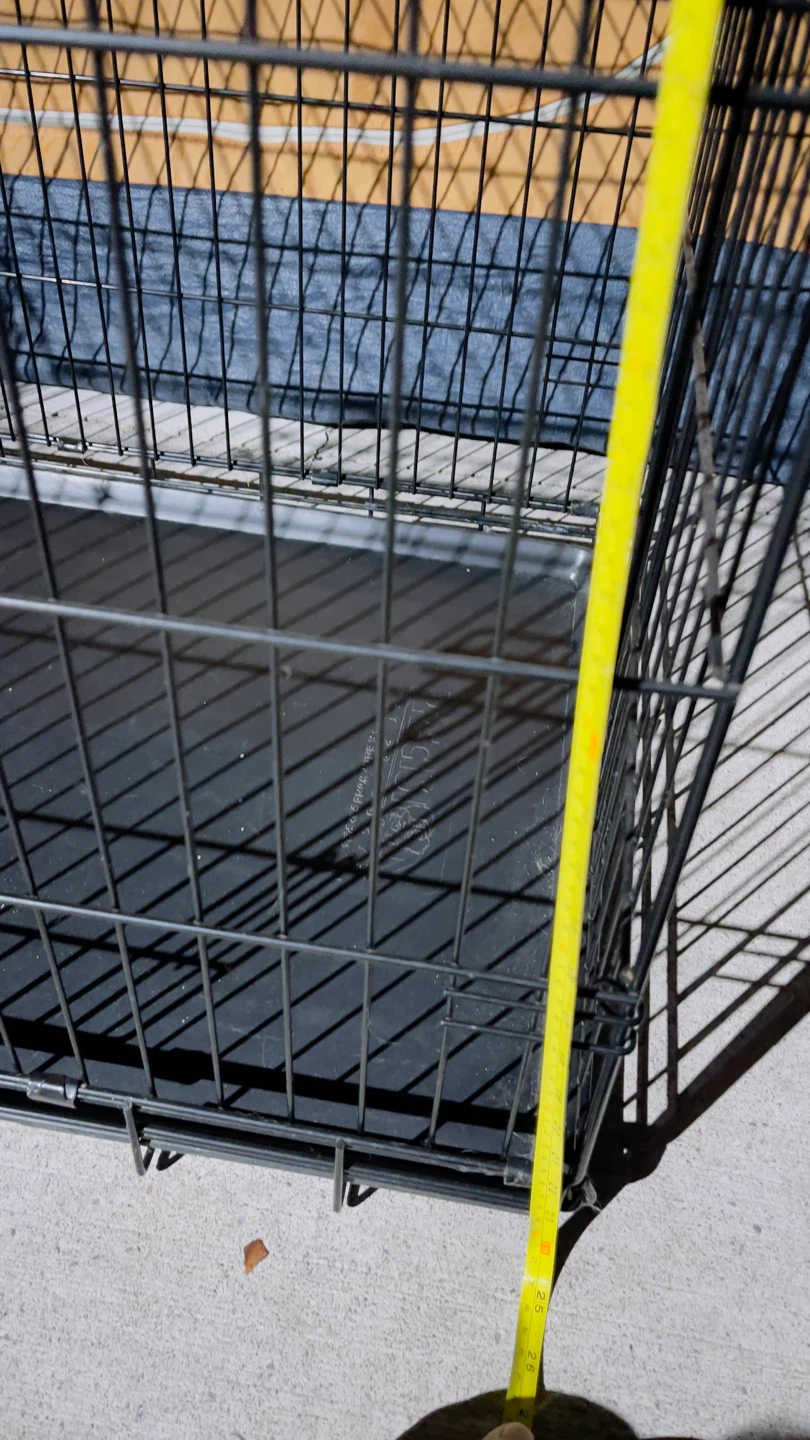 Metal Wire Dog Crate size in pics - photo 5