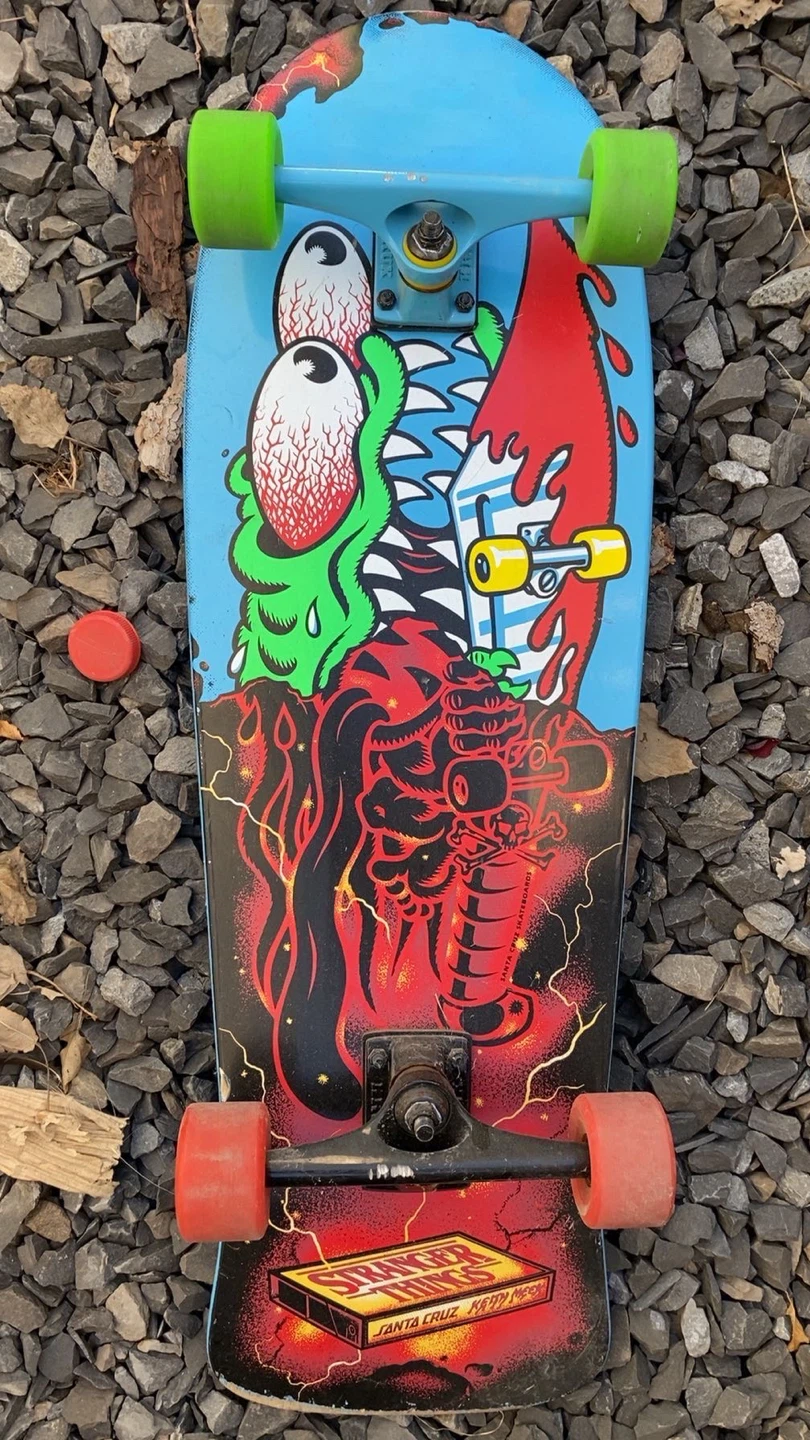 Santa Cruz x Stranger Things Skateboard