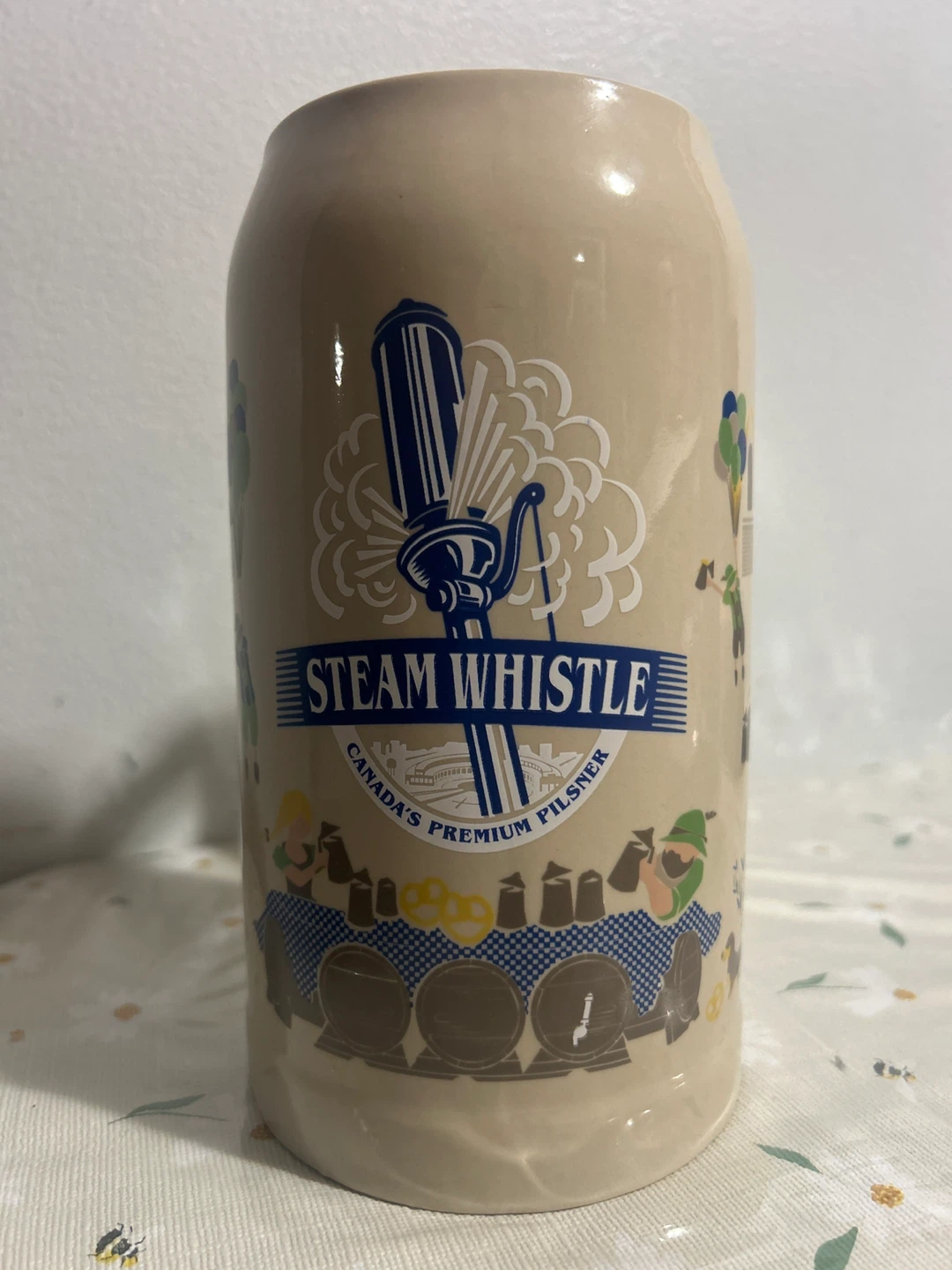 Steam Whistle Pilsner Ceramic Beer Stein