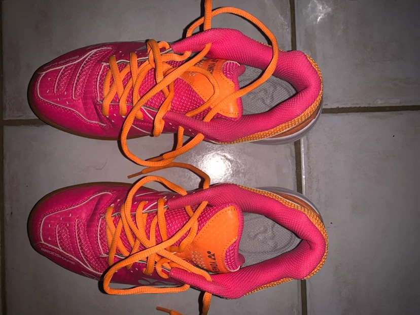 Yonex Power Cushion 210 Badminton Shoes Pink/Orange - photo 5