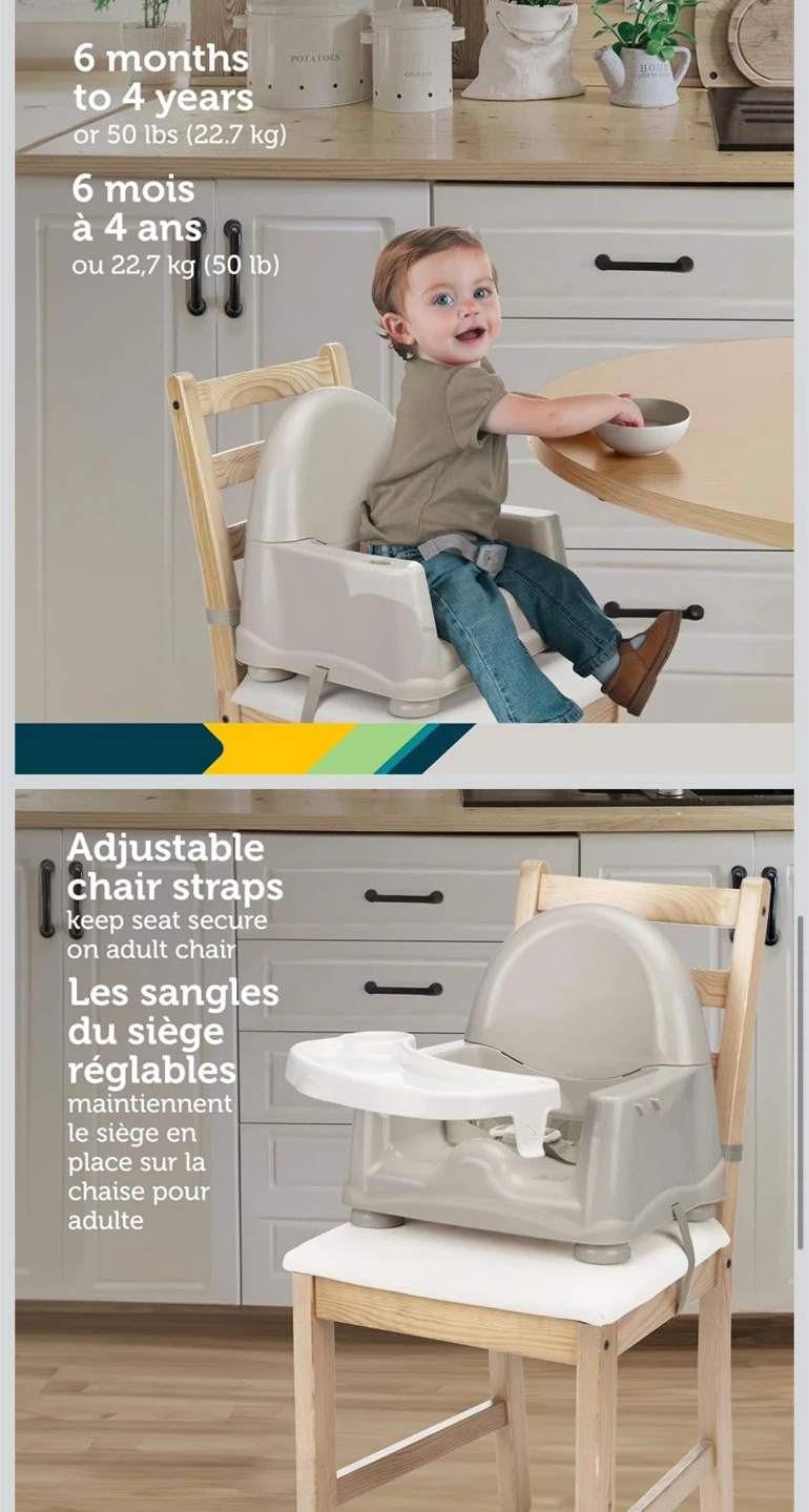 Safety 1st Easy Care Swing Tray Booster Seat - photo 4