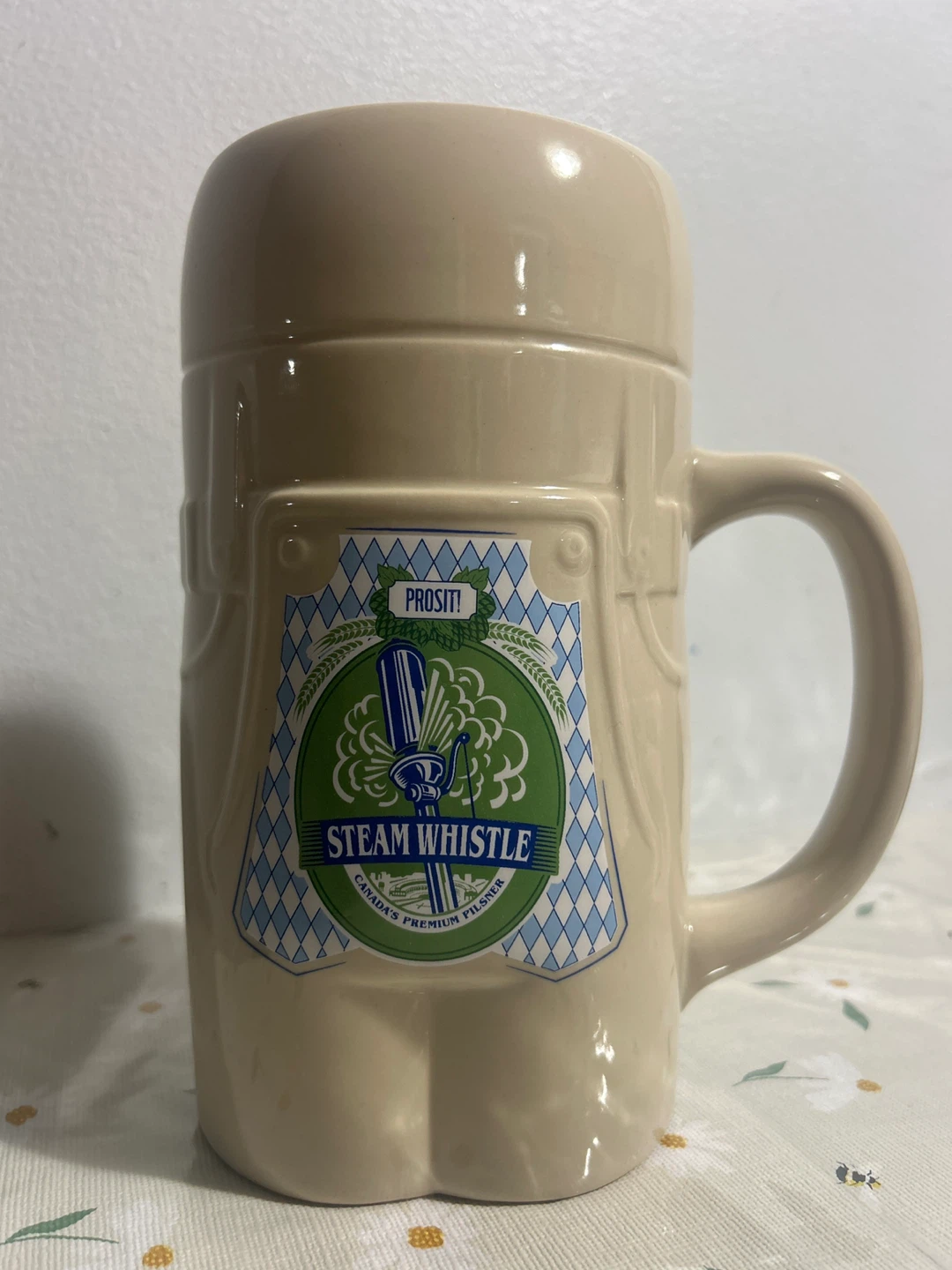 Steam Whistle Ceramic Beer Stein