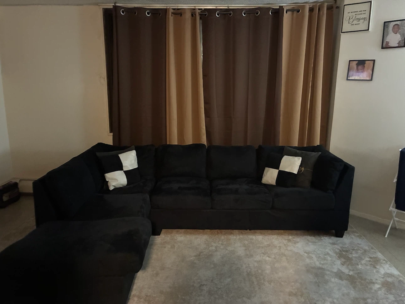 Black Sectional Sofa