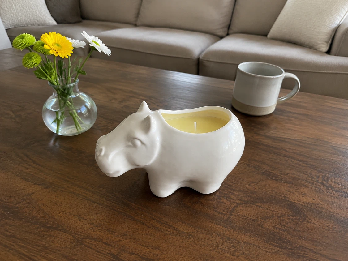 Hippo Shaped Decorative Candle - photo 5