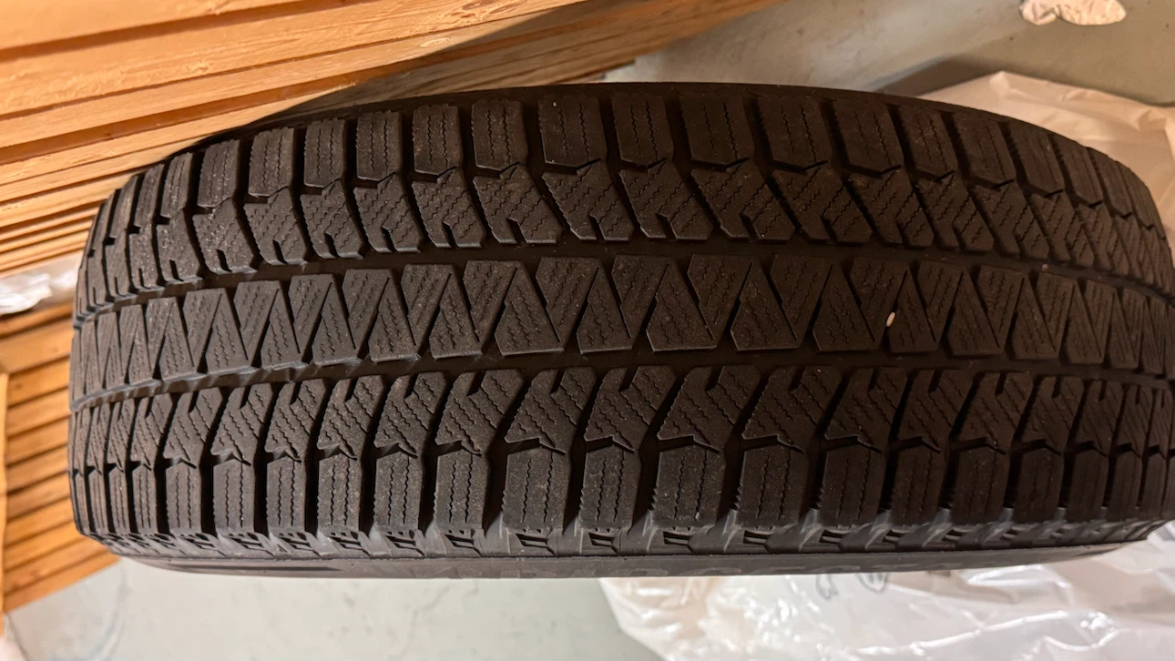 Bridgestone Blizzak Winter Tires 225/65R17 on Steel Rims