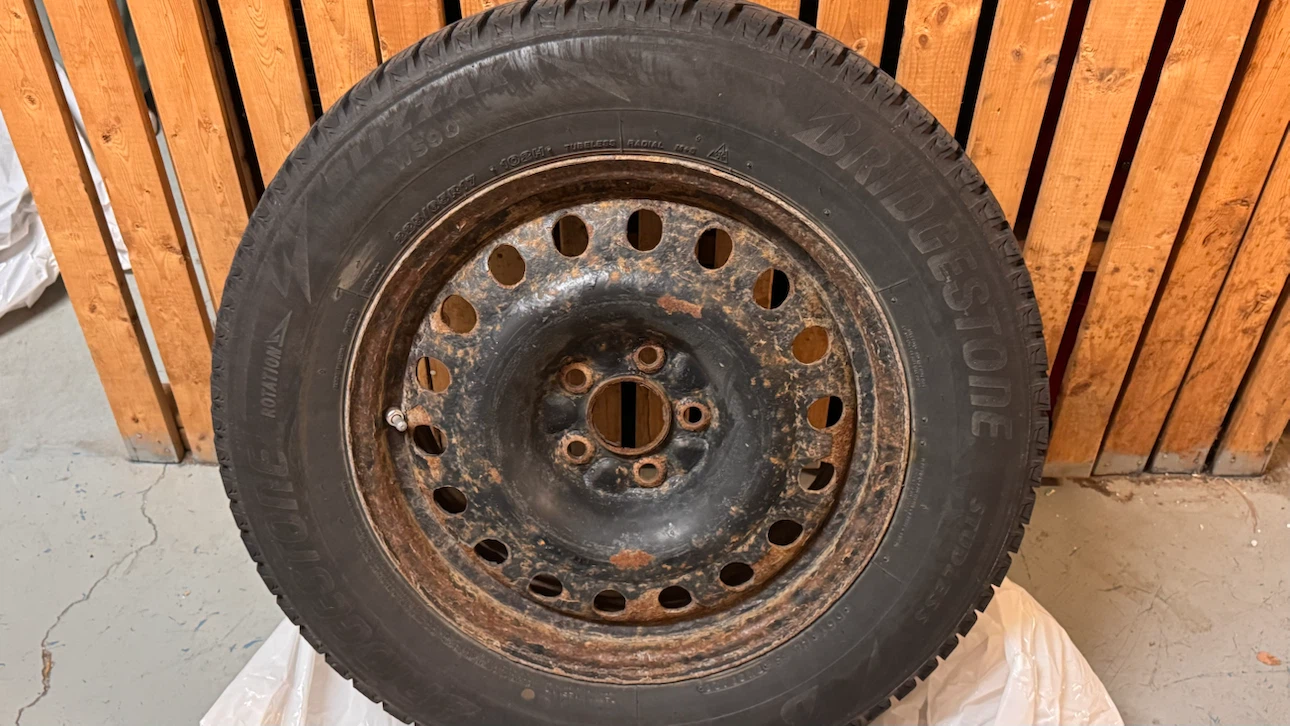 Bridgestone Blizzak Winter Tires 225/65R17 on Steel Rims - photo 2