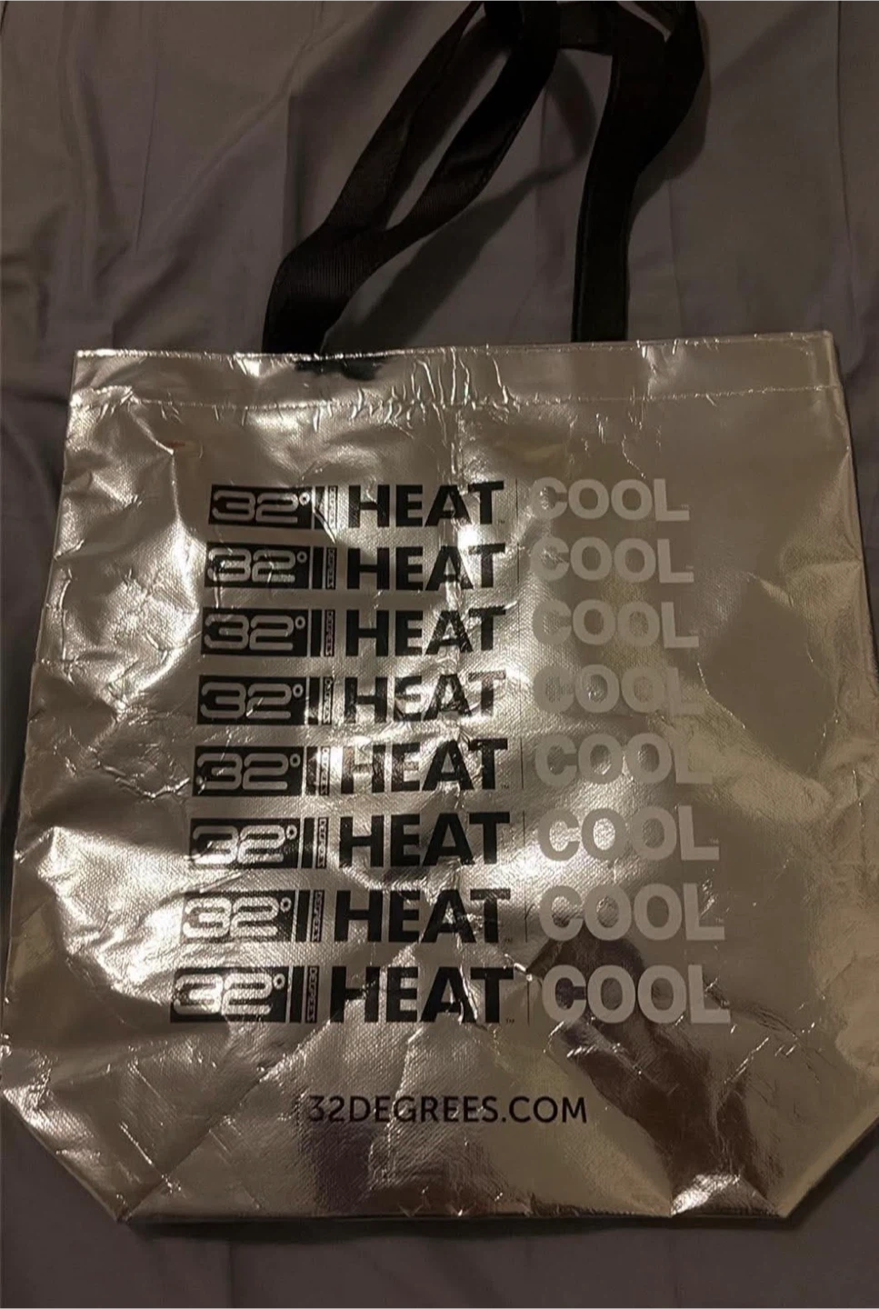🏈32 Degrees Silver Reusable Tote Bag