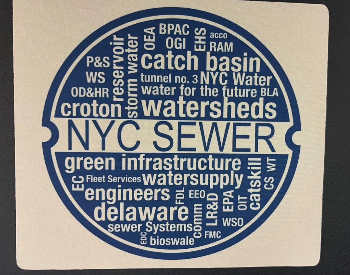 🏈NYC Sewer mousepad