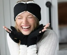Bearpaw headband and glove set - photo 2