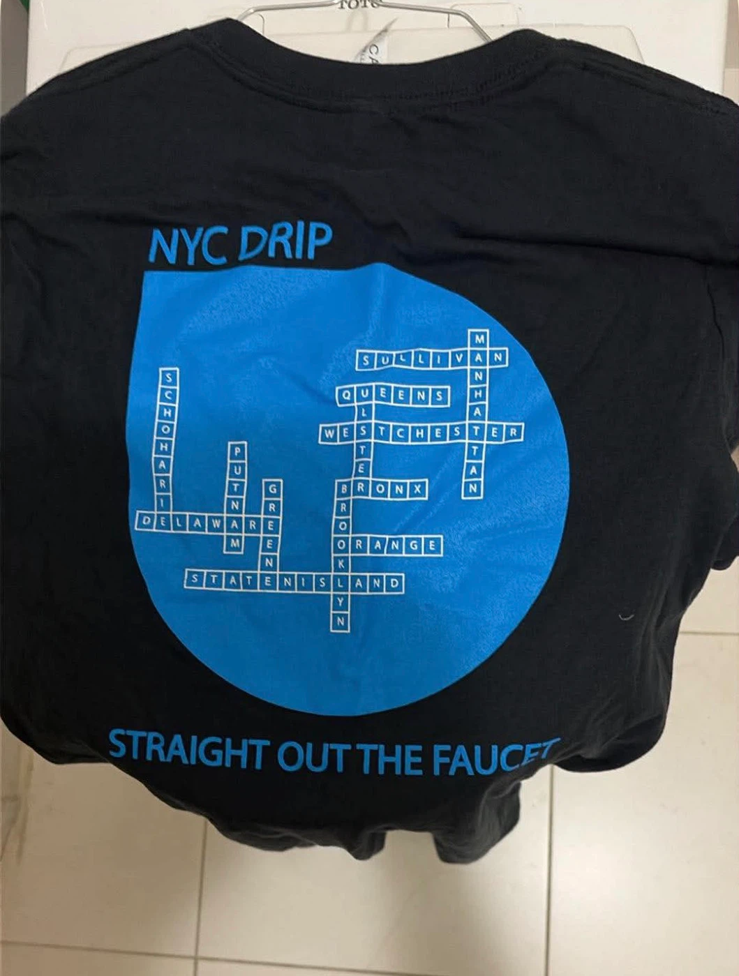 🏈NYC Drip Graphic T-Shirt Black - photo 2