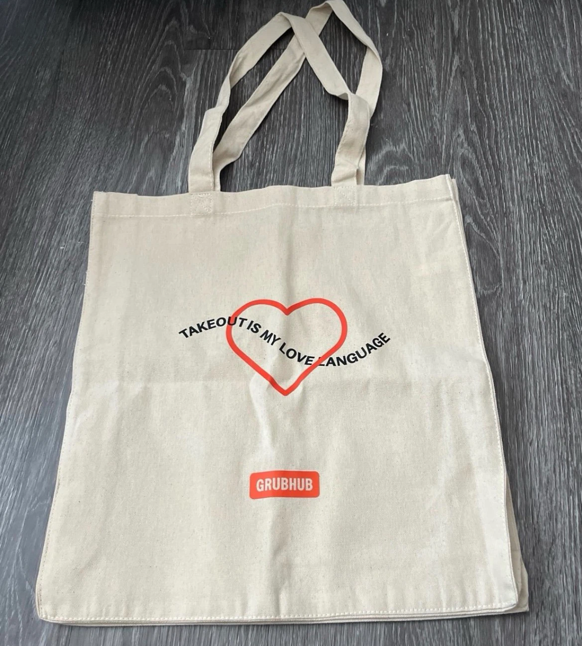 🏈Grubhub Takeout Is My Love Language Tote Bag