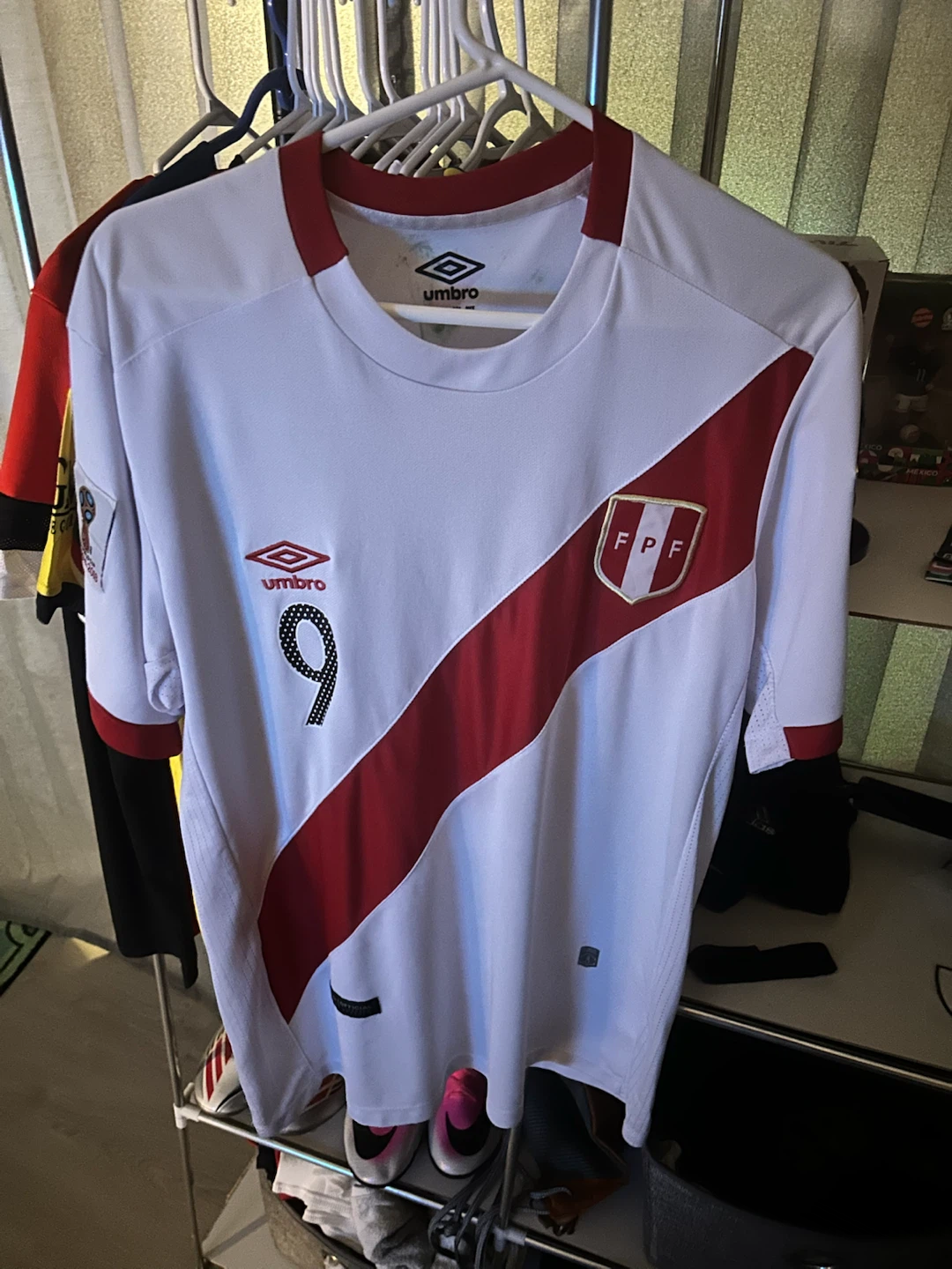 Umbro Peru 2018 World Cup Guerrero Jersey