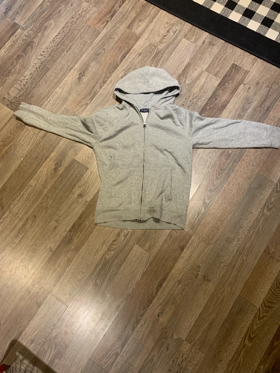 The Children's Place Grey Zip-Up Hoodie
