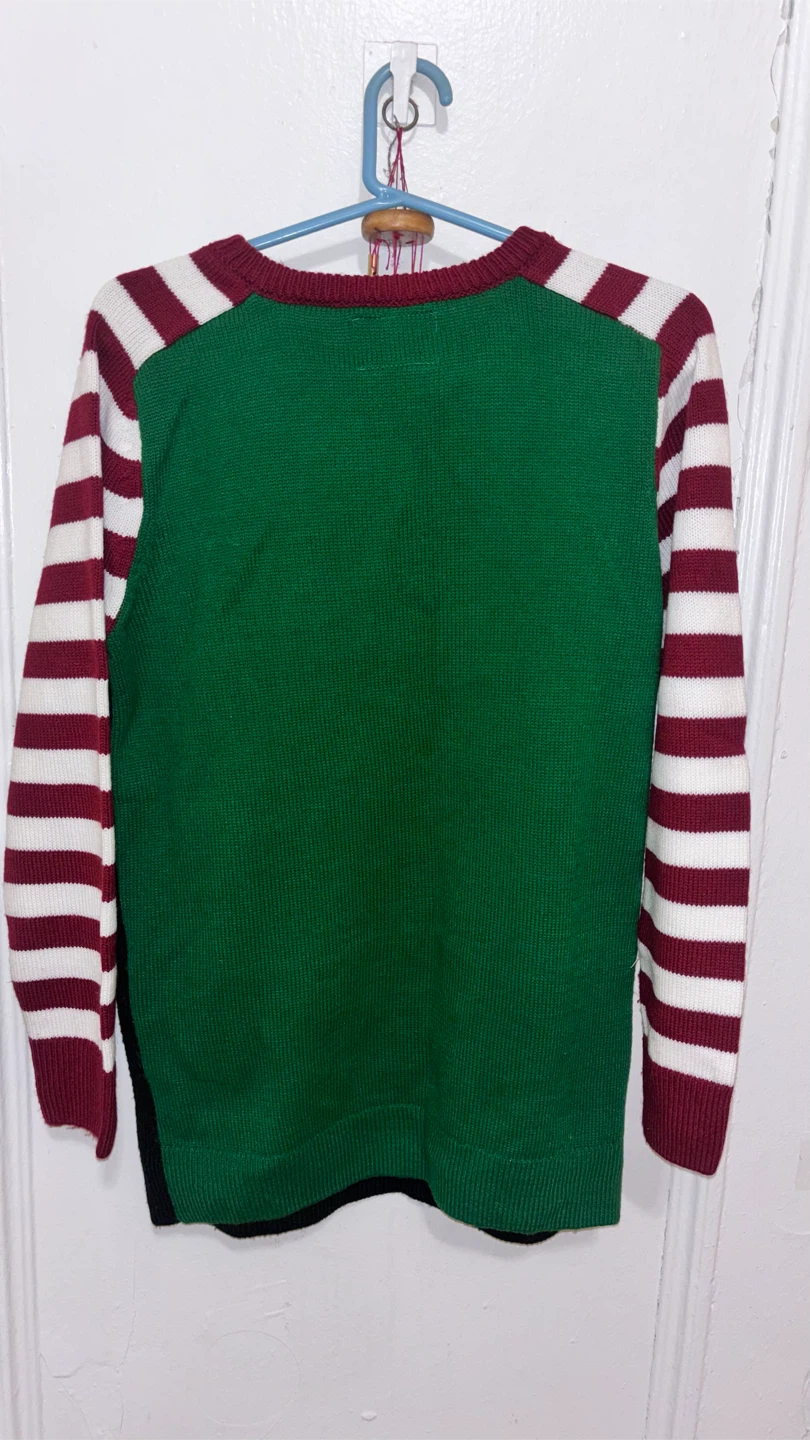 🏈 Christmas Elf Holiday Sweater - photo 3
