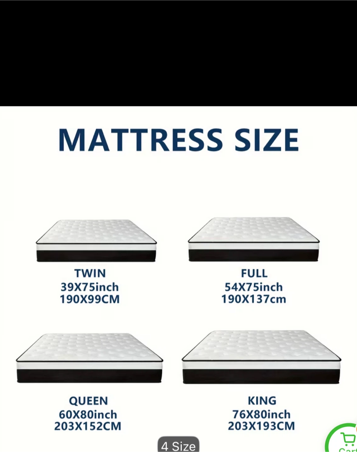 King mattress 12 inch - photo 2