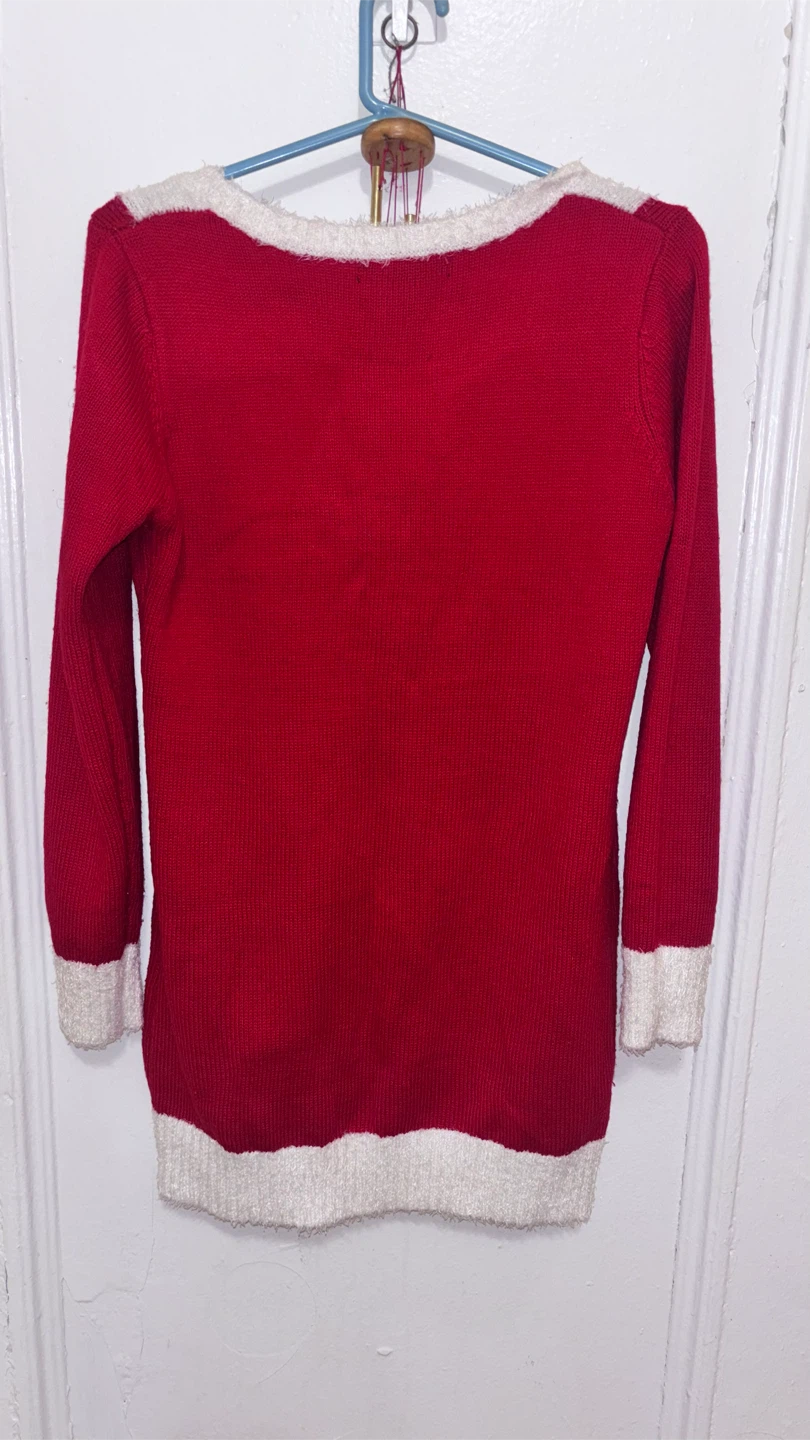 🏈 United States Sweaters Holiday Santa Sweater Dress - photo 2