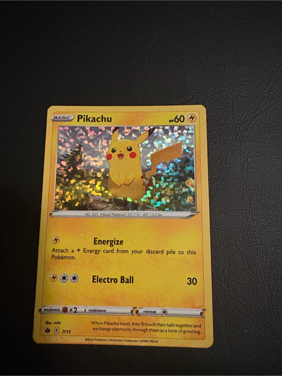 Two Pikachu Pokemon Trading Cards