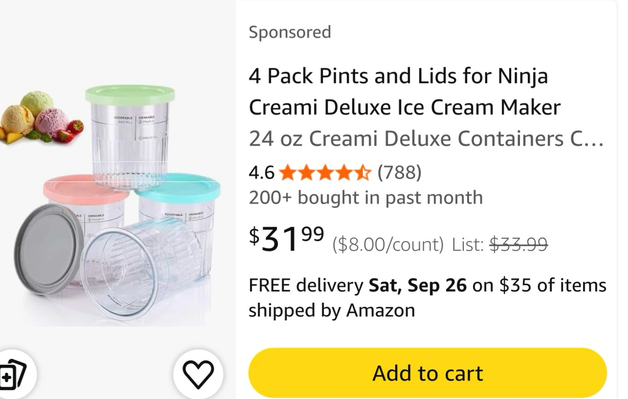 BRAND NEW Ninja CREAMi NC301C Ice Cream Maker - photo 2