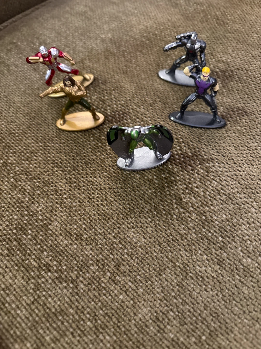 🏈 Set of 5 Marvel and DC Diecast Figures