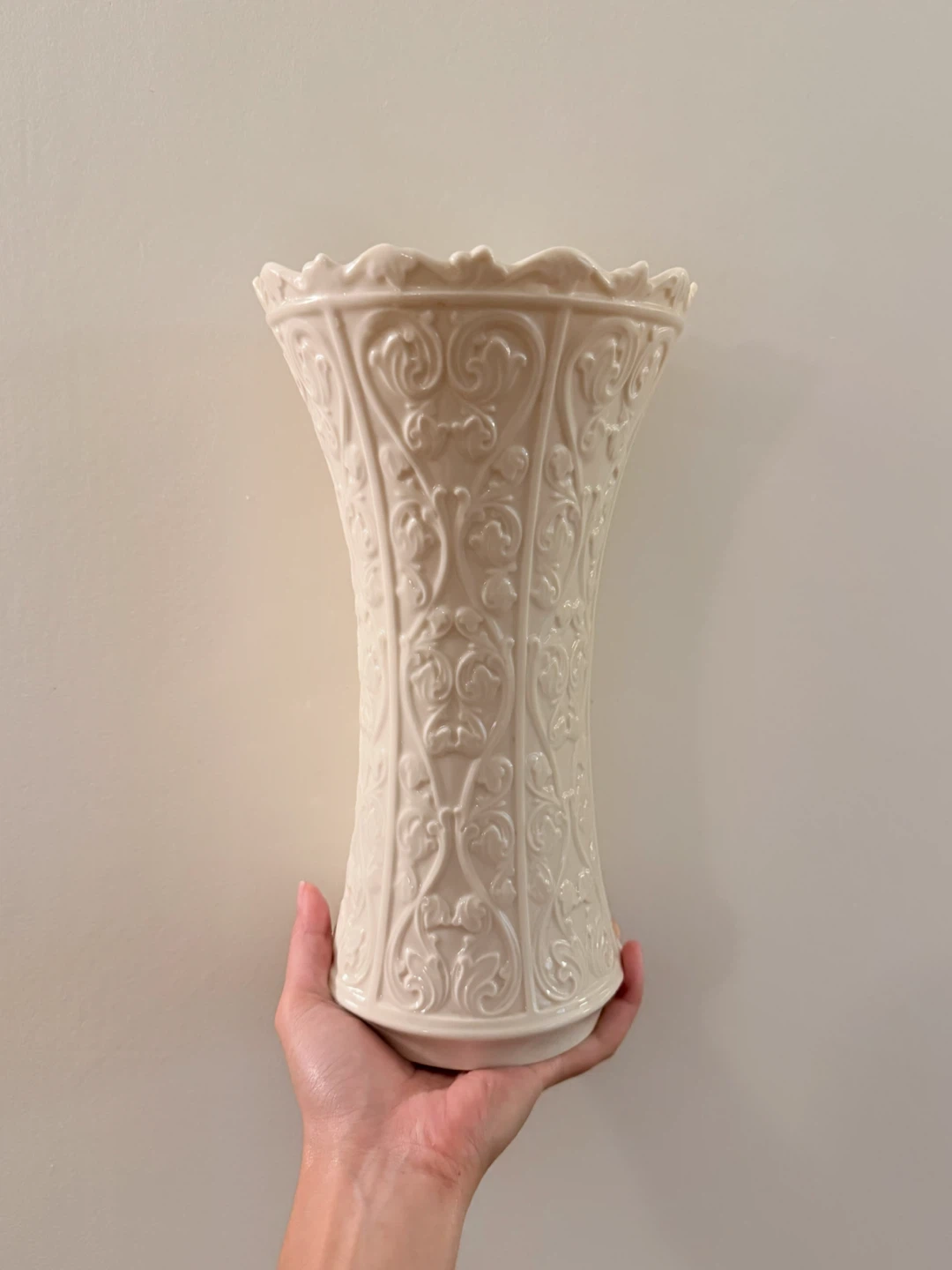 Lenox Wentworth Ivory Porcelain Vase – Made in USA