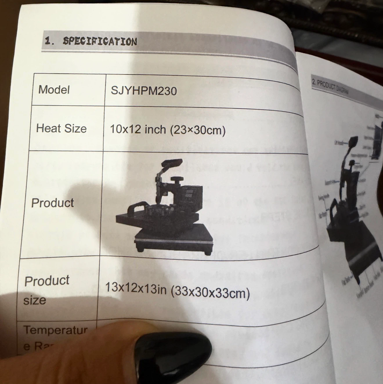 SJYHPM230 Heat Press Machine - photo 2