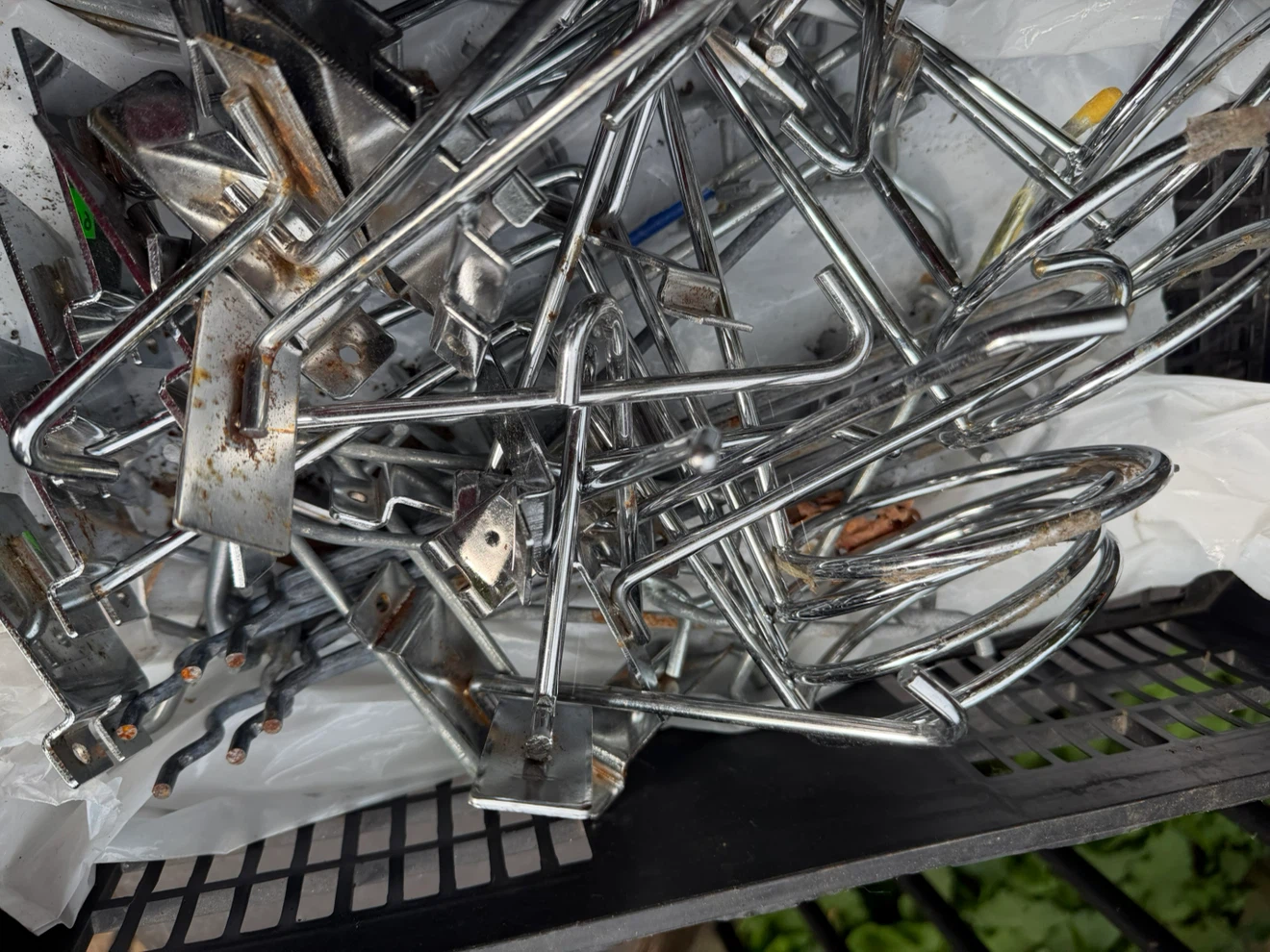 Clear Plastic Hangers and Metal Store Display Hooks - photo 3