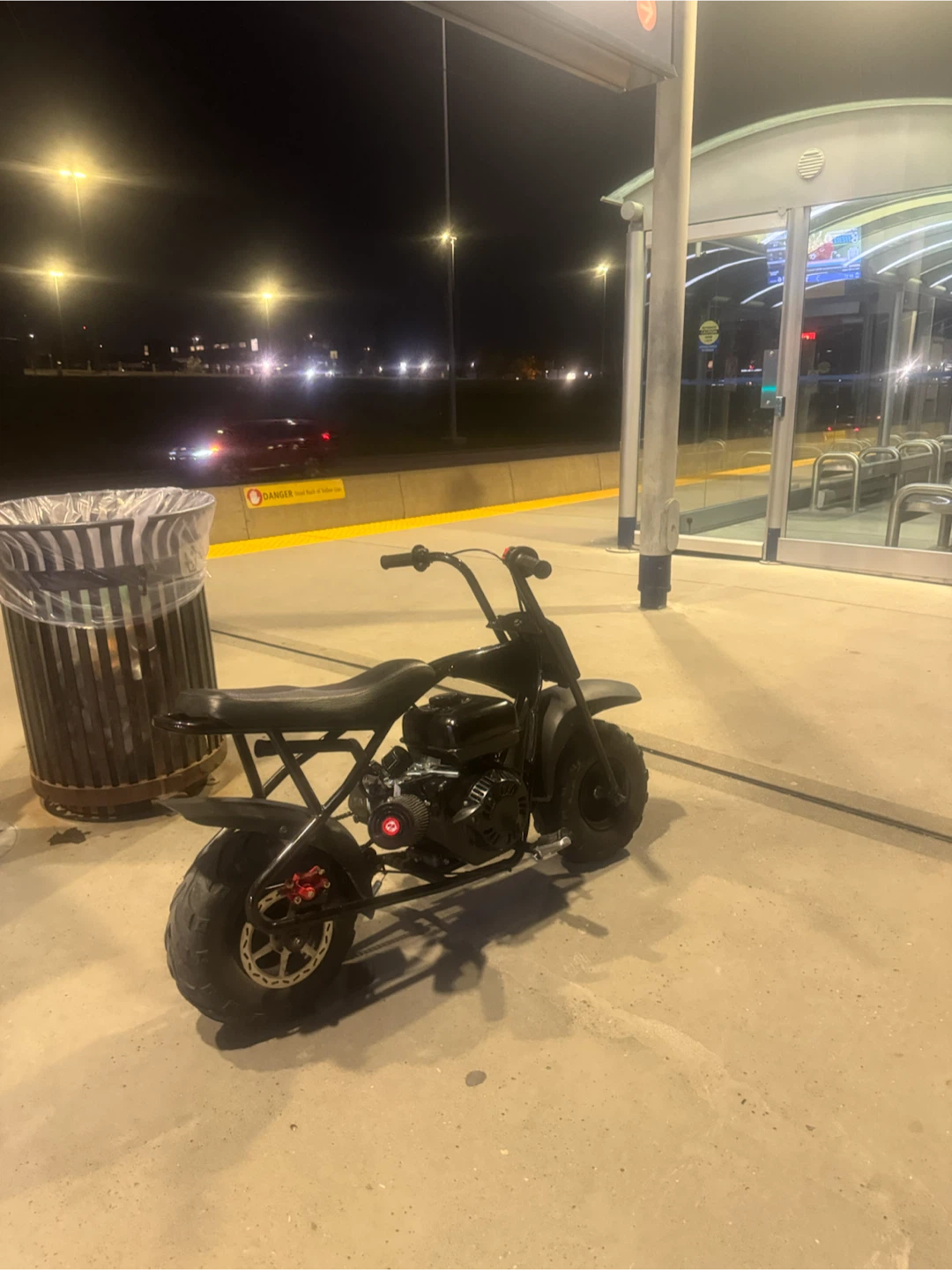 Black Mini Bike