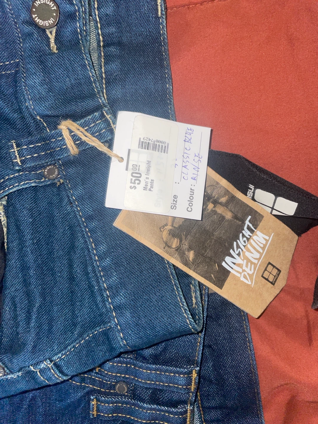 Insight Denim Bootlucked Jeans Size 32 - photo 5
