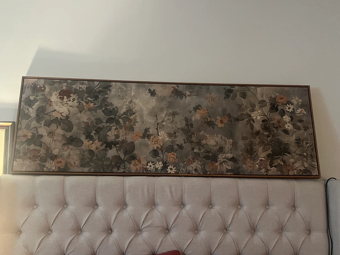 MUDECOR Extra Large Framed Floral Canvas Wall Art