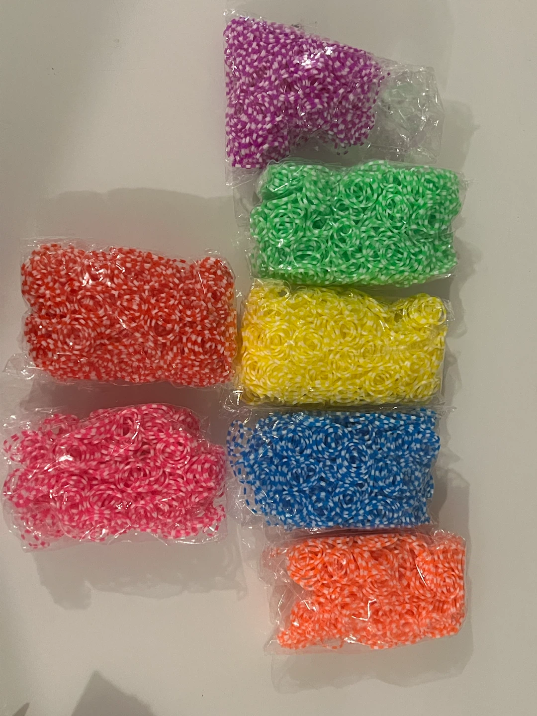 7 Assorted Loom Band Refill Packs