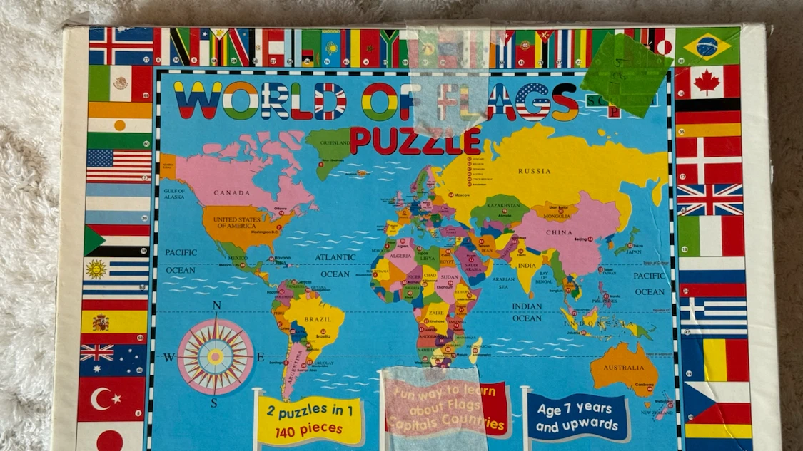 Hopscotch World of Flags 140-Piece Puzzle - photo 2