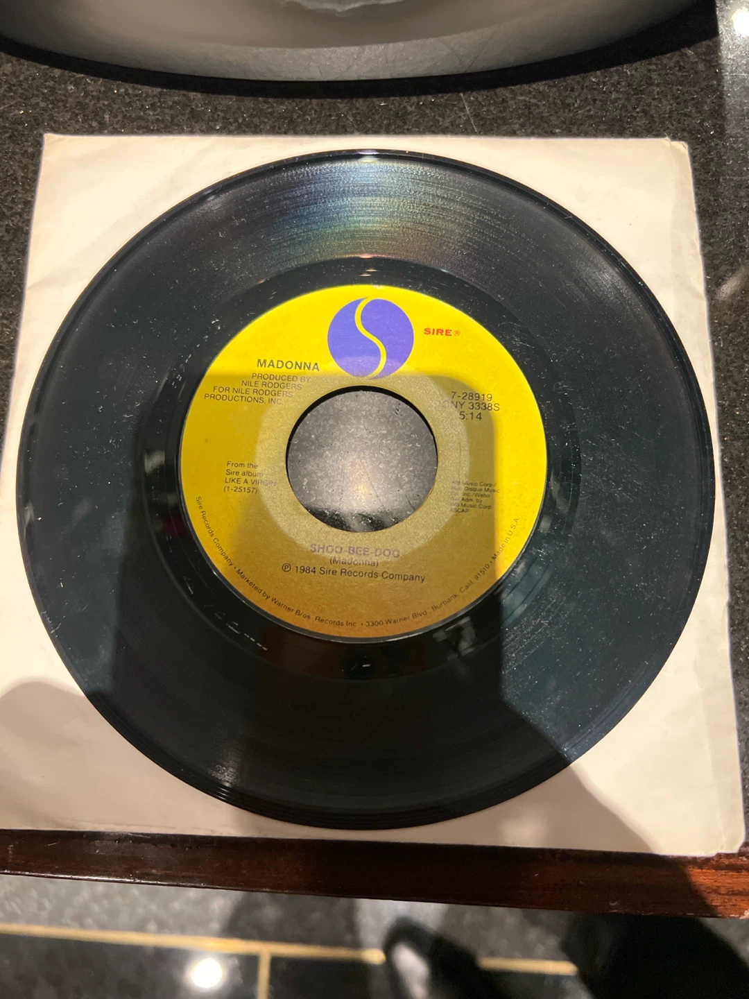 Madonna Shoo-Bee-Doo 7-inch Vinyl Record