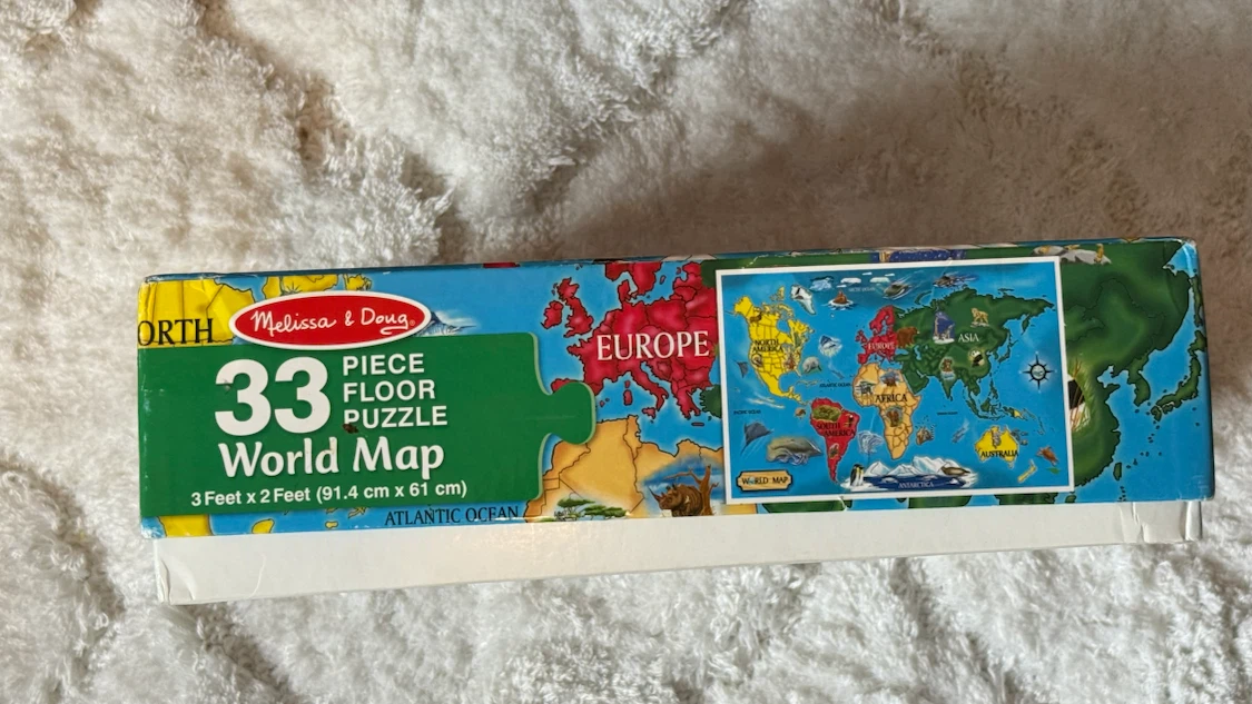Melissa & Doug 33-Piece World Map Floor Puzzle - photo 2