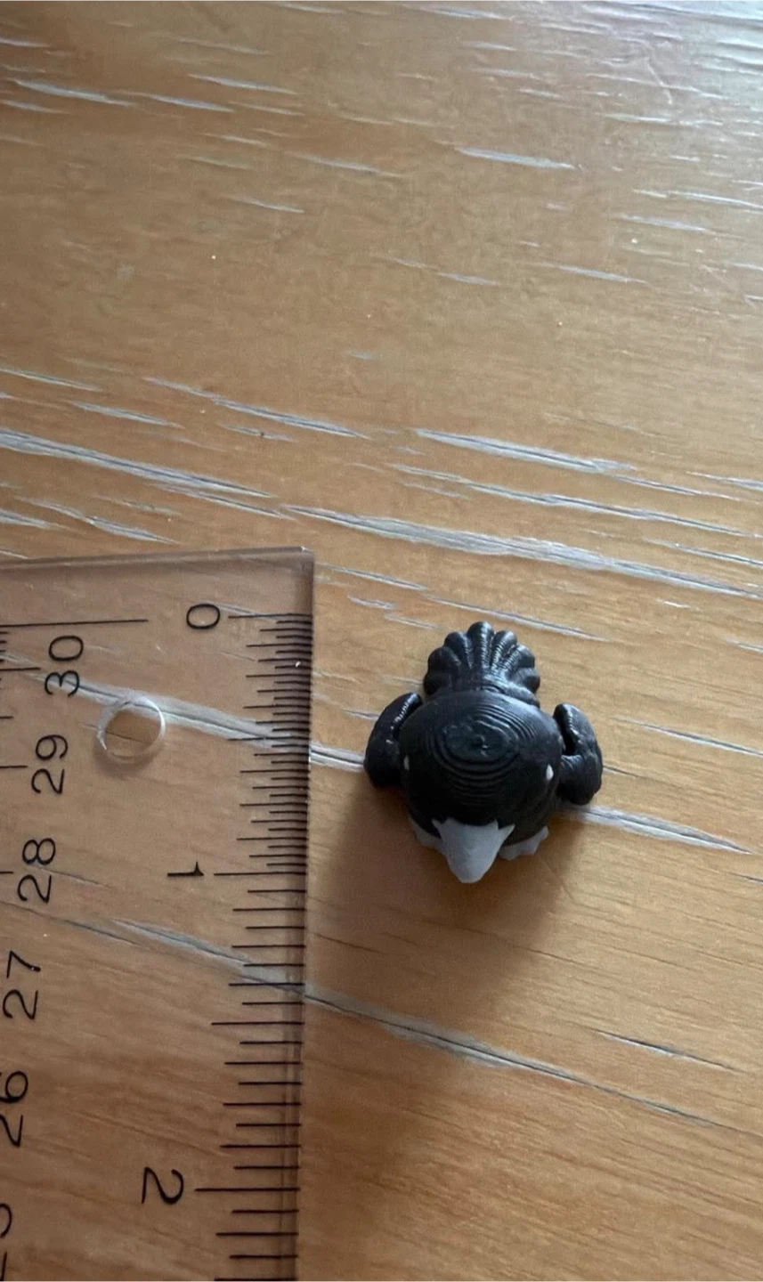🏈Small 3D printed Black Crow Figurine