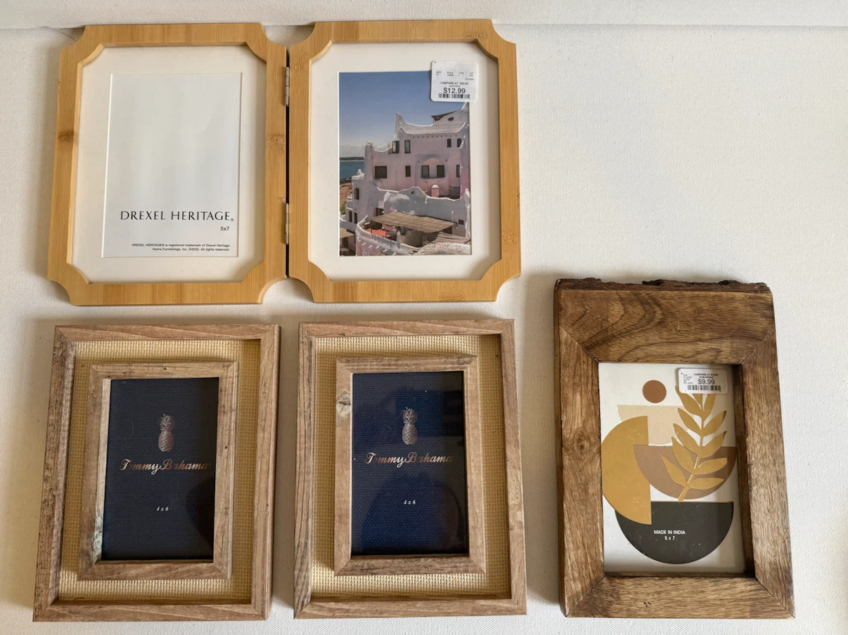 Set of 4 Assorted Decorative Photo Frames