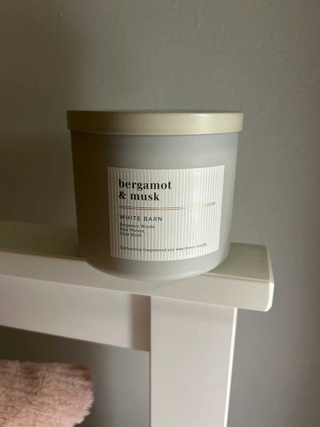 White Barn Bergamot & Musk 3-Wick Candle 🏈