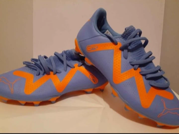 Puma Soccer Cleats Blue and Orange